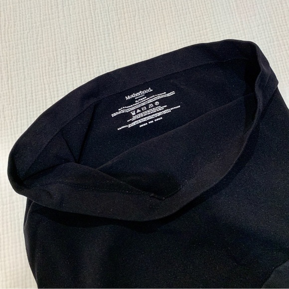 Motherhood Maternity Women's Stretch Full Length Belly Leggings, Black, Size: XL - Picture 6 of 6